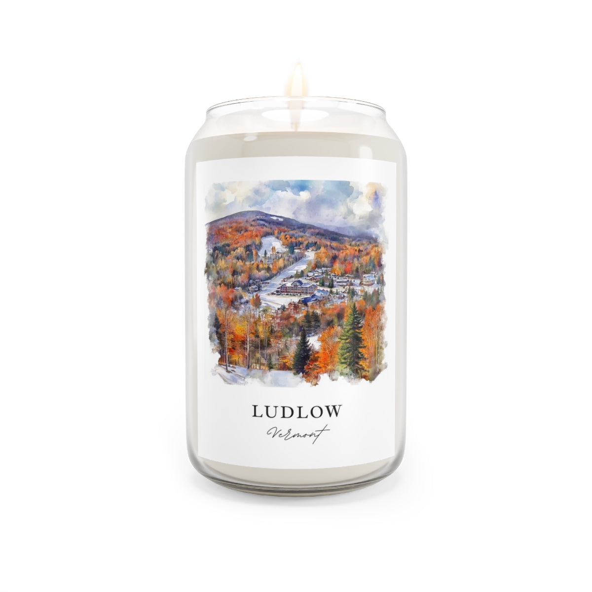 Ludlow, Vermont scented soy candle