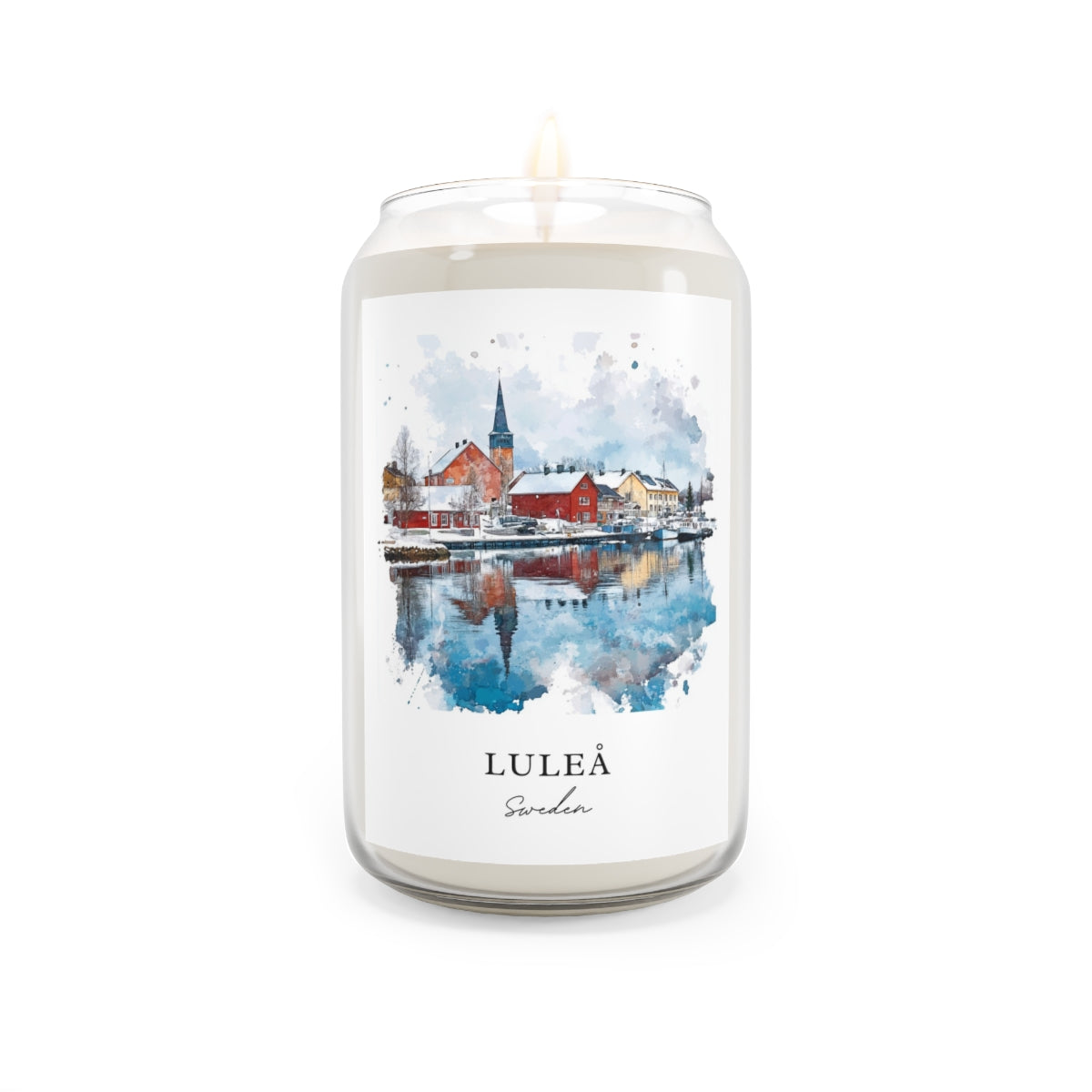 Luleå, Sweden scented soy candle
