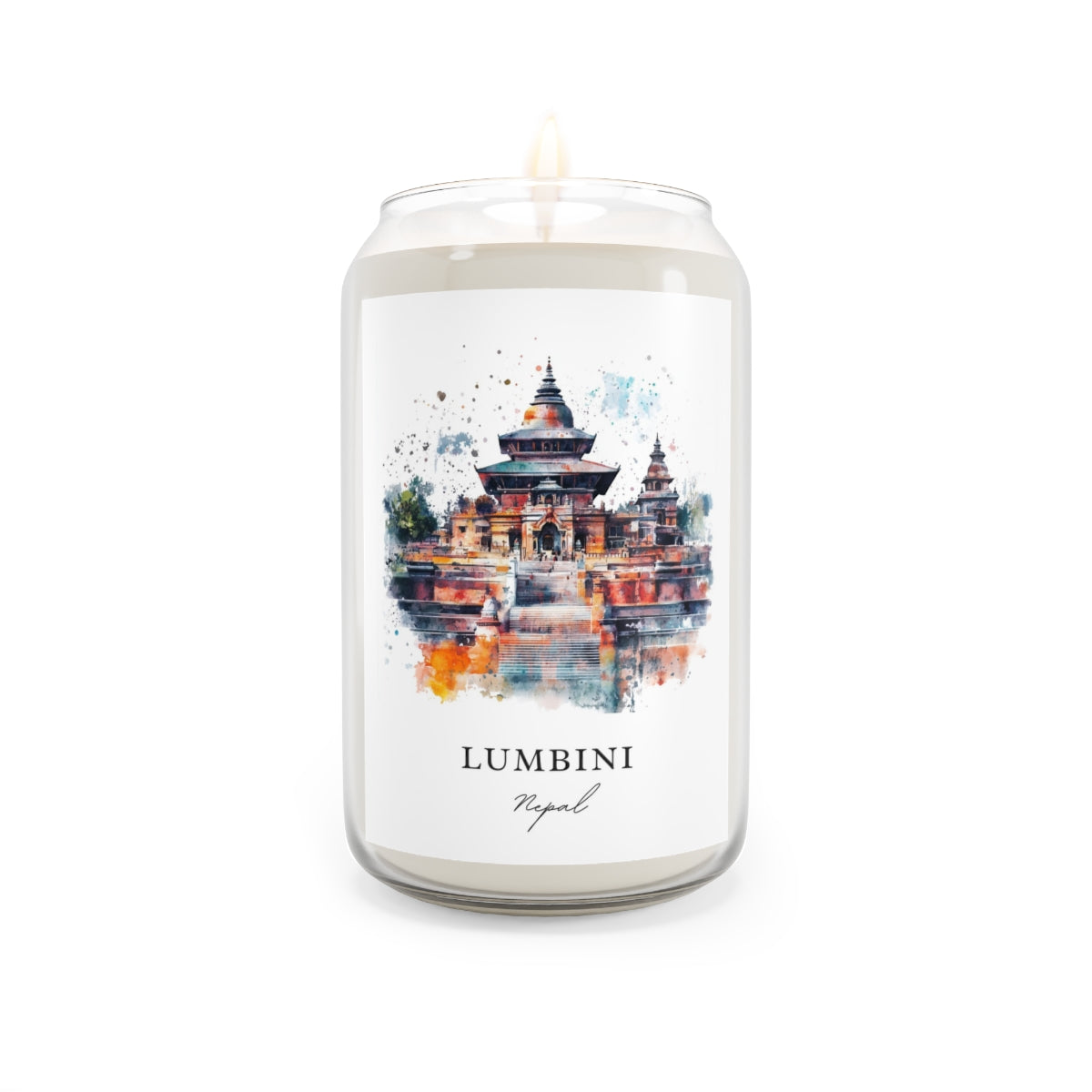 Lumbini, Nepal scented soy candle