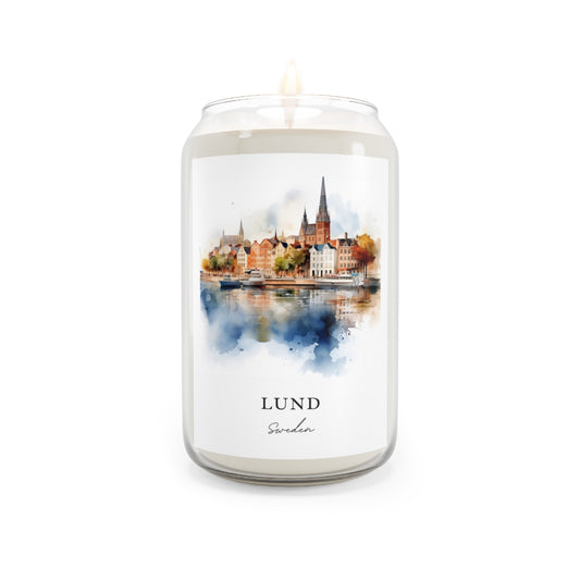 Lund, Sweden scented soy candle
