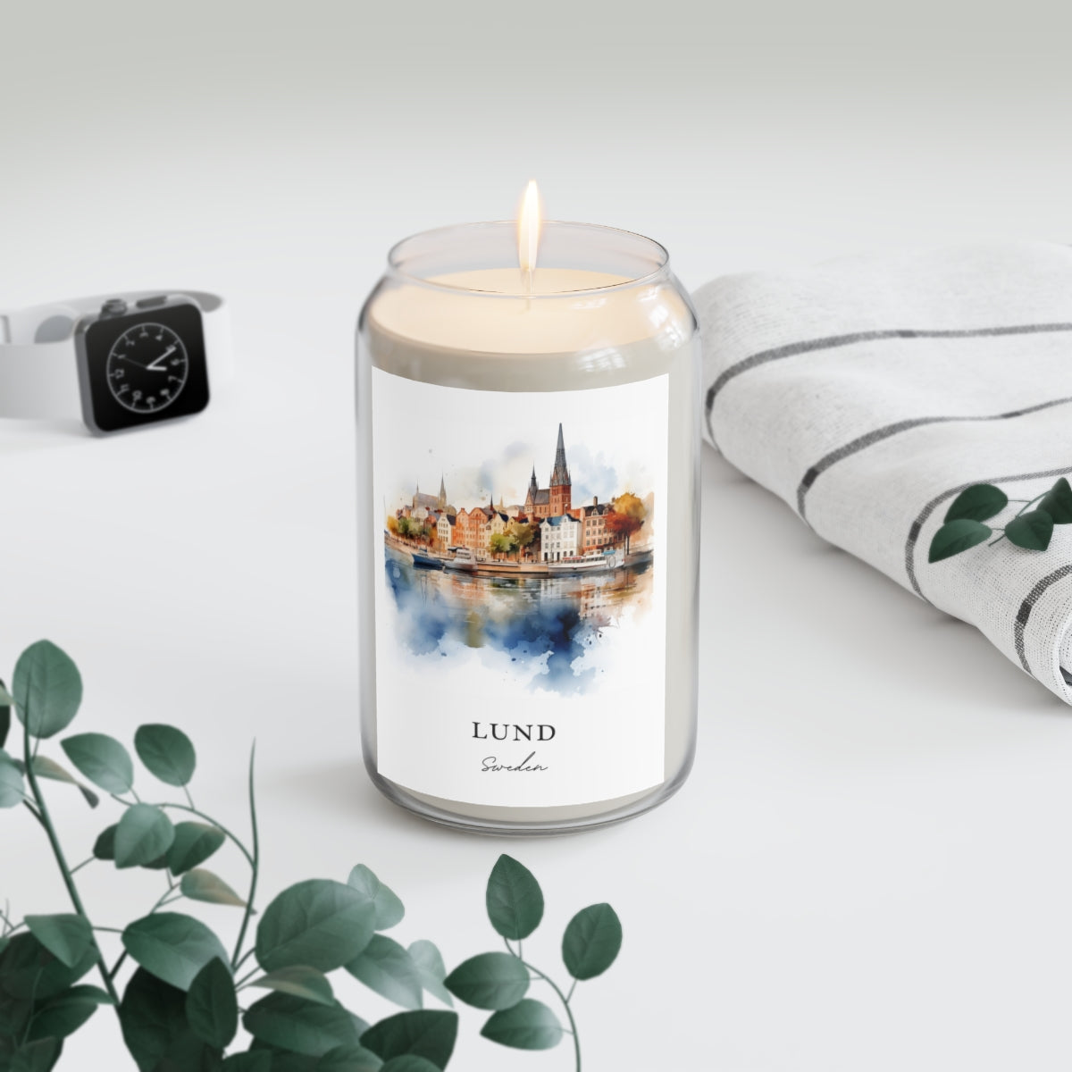 Lund, Sweden scented soy candle