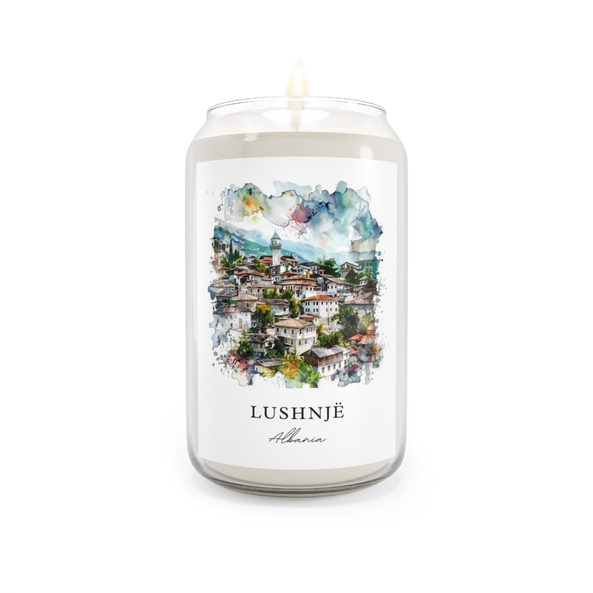 Lushnjë, Albania scented soy candle