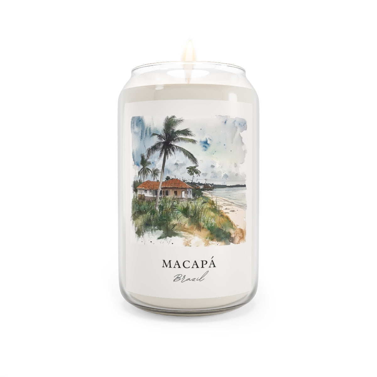 Macapá, Brazil scented soy candle