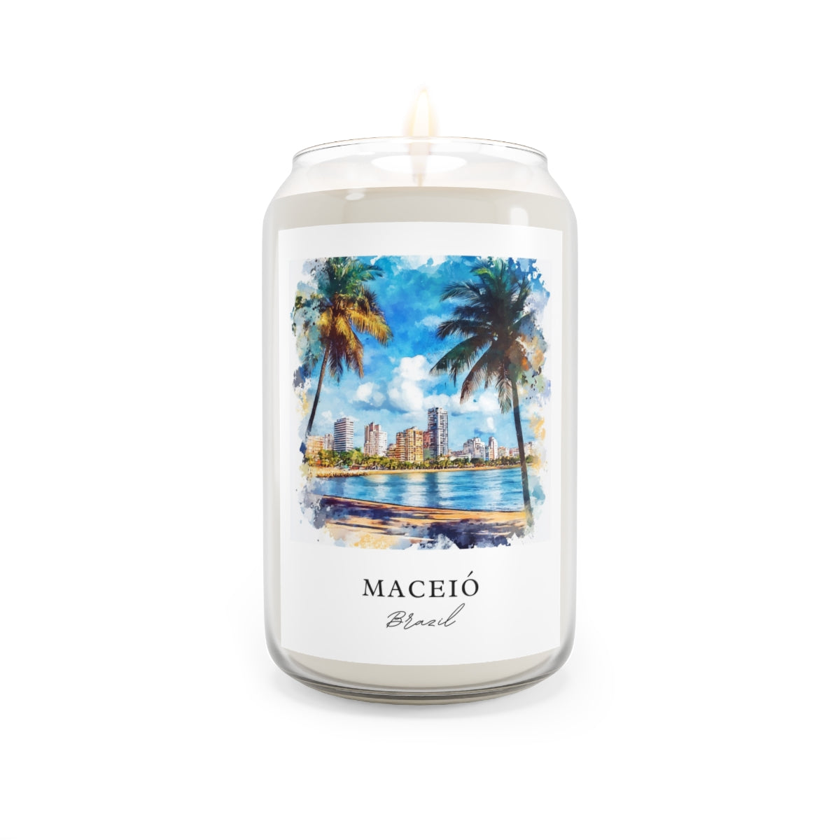 Maceió, Brazil scented soy candle