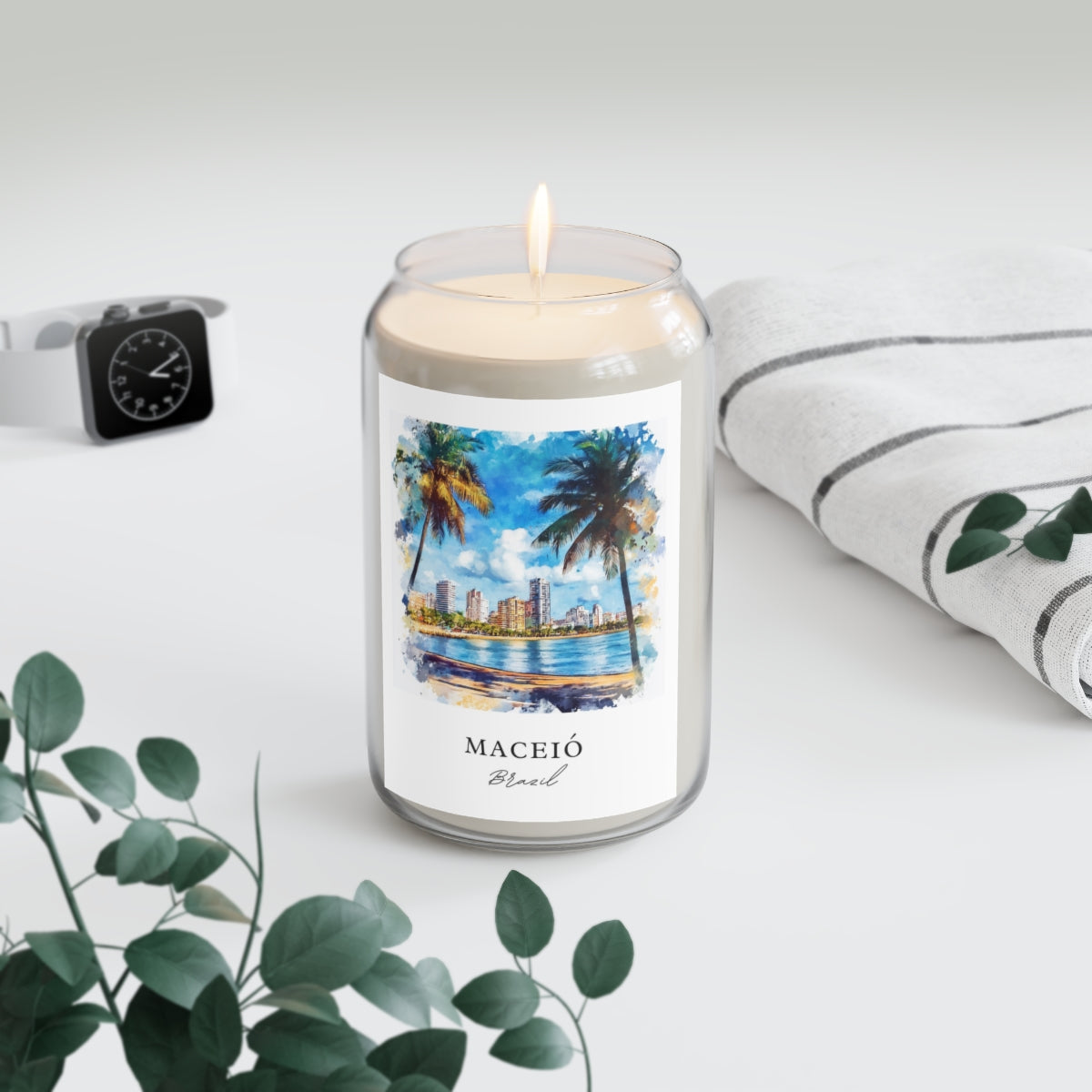 Maceió, Brazil scented soy candle