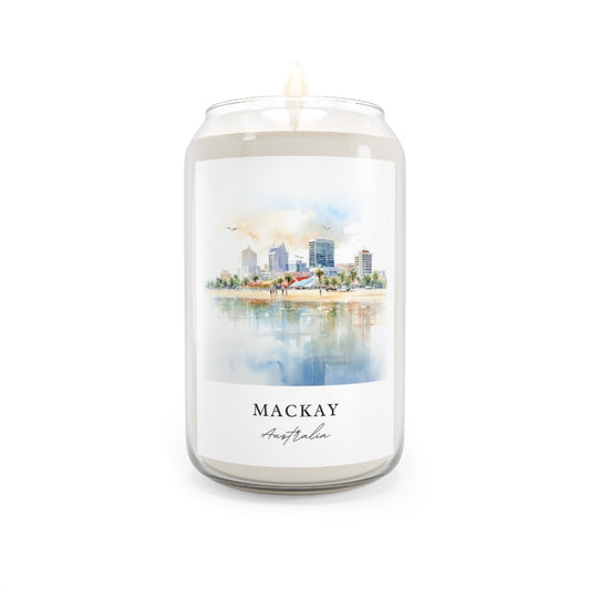 Mackay, Australia scented soy candle