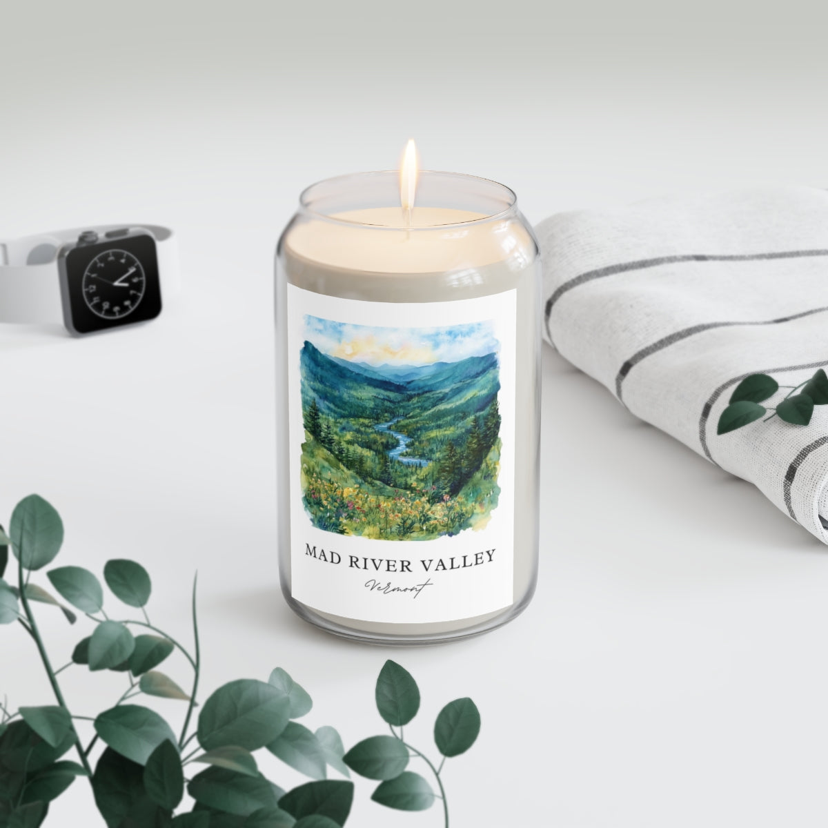Mad River Valley, Vermont scented soy candle