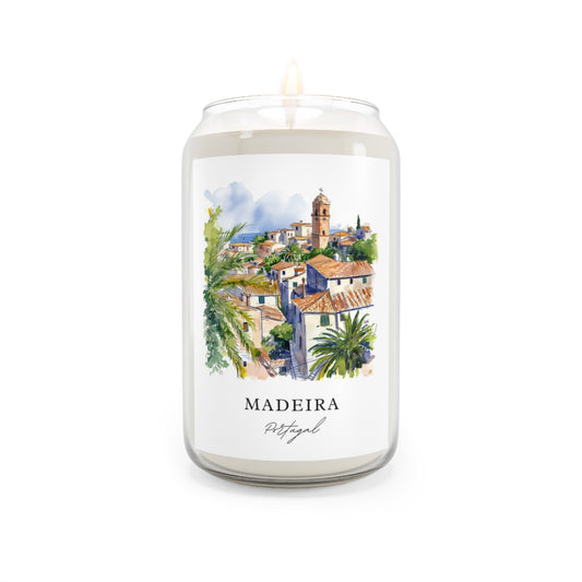 Madeira, Portugal scented soy candle