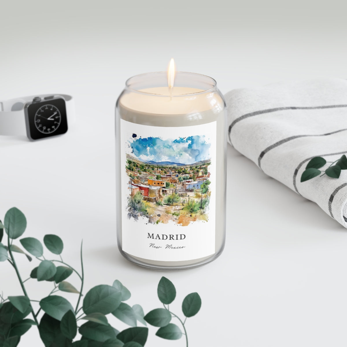 Madrid, New Mexico scented soy candle