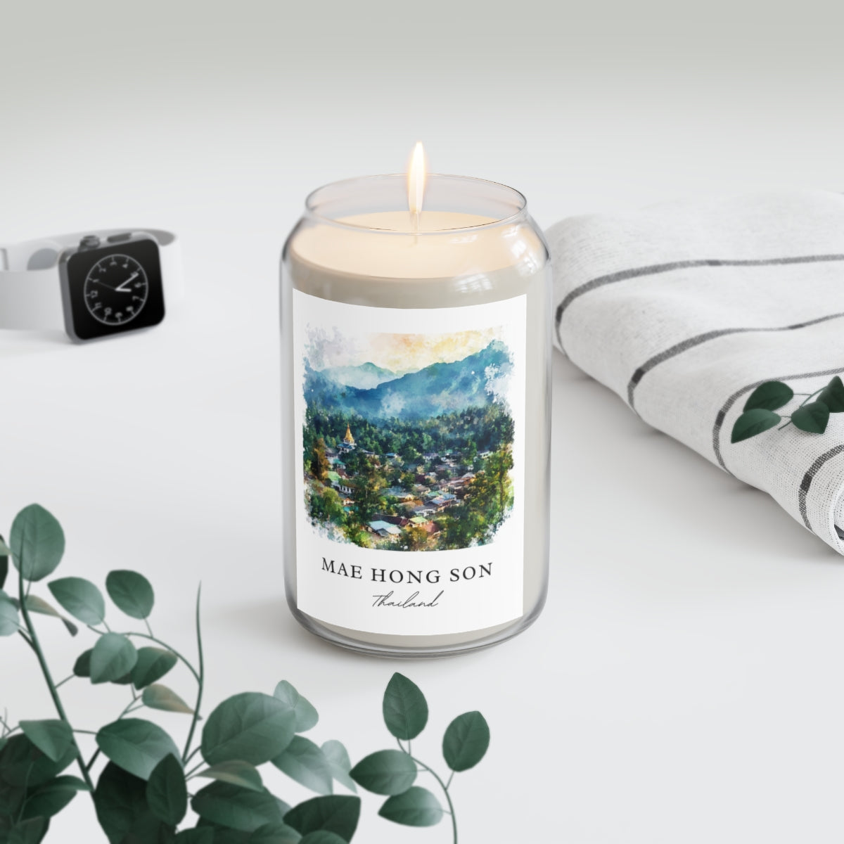 Mae Hong Son, Thailand scented soy candle
