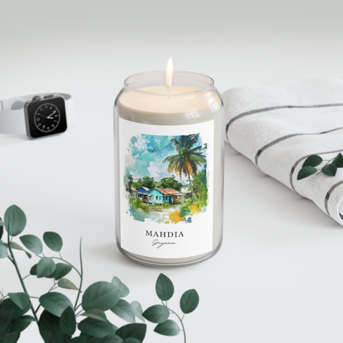 Mahdia, Guyana scented soy candle