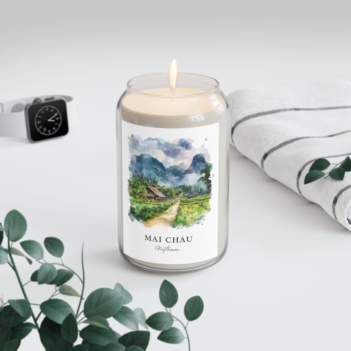 Mai Chau, Vietnam scented soy candle