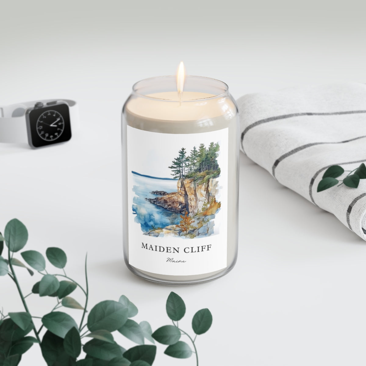 Maiden Cliff, Maine scented soy candle