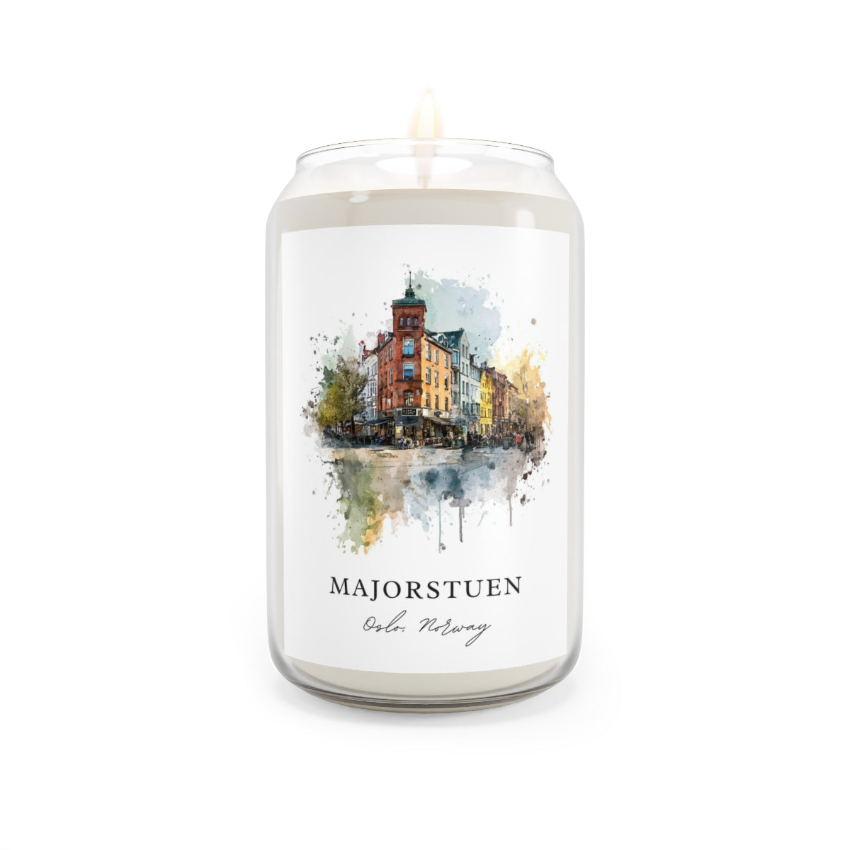 Majorstuen, Oslo, Norway scented soy candle