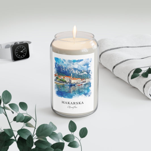 Makarska, Croatia scented soy candle