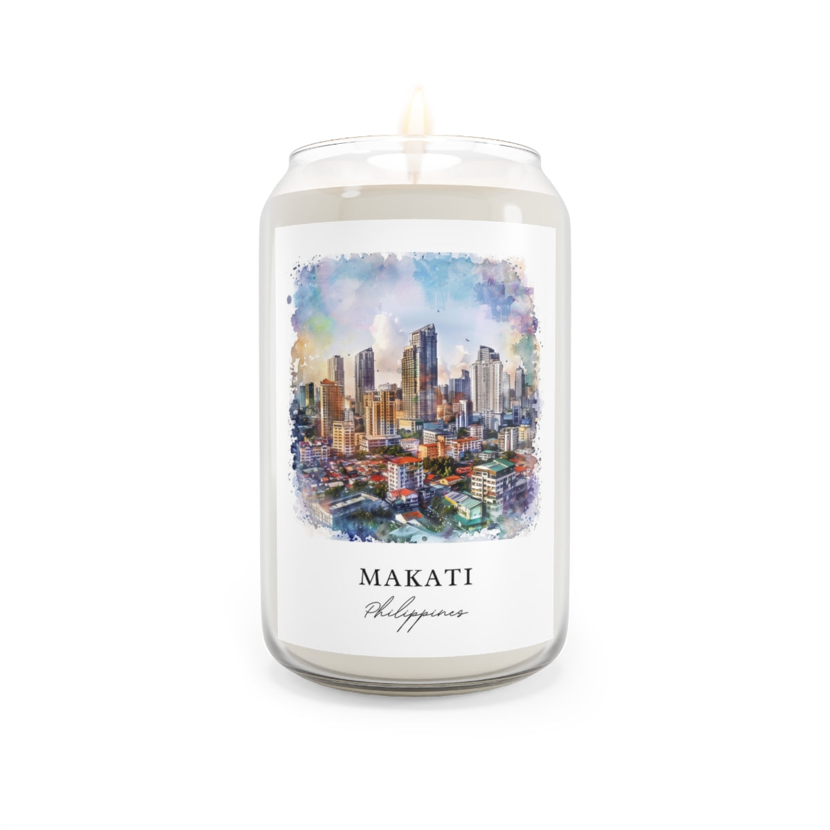 Makati, Philippines scented soy candle