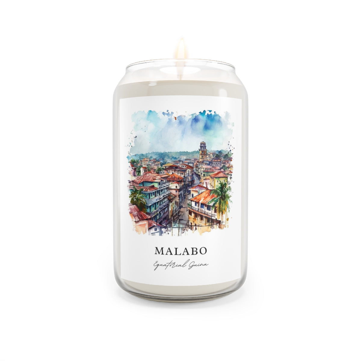 Malabo, Equatorial Guina scented soy candle