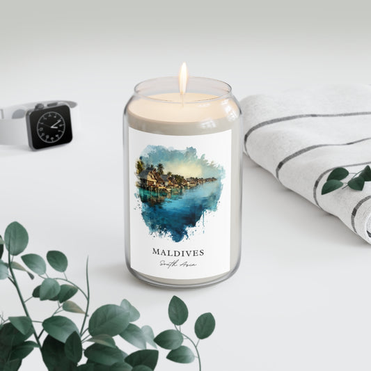 Maldives, South Asia scented soy candle