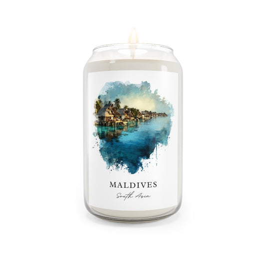 Maldives, South Asia scented soy candle