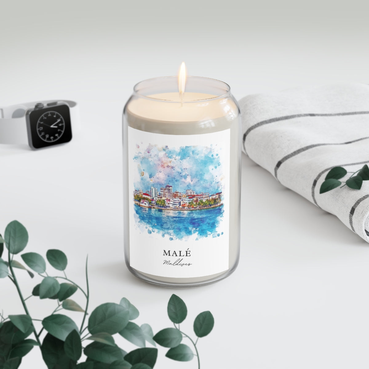 Malé, Maldives scented soy candle