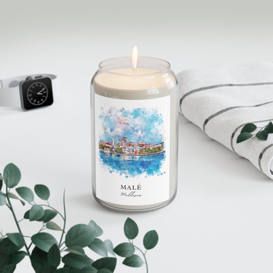 Malé, Maldives scented soy candle