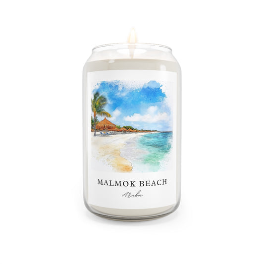 Malmok Beach, Aruba scented soy candle