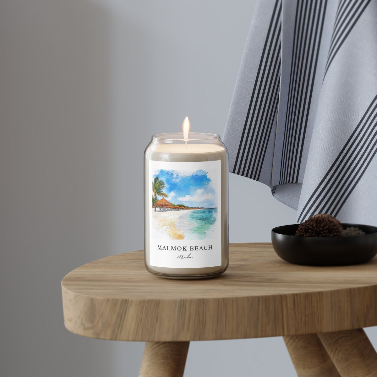 Malmok Beach, Aruba scented soy candle