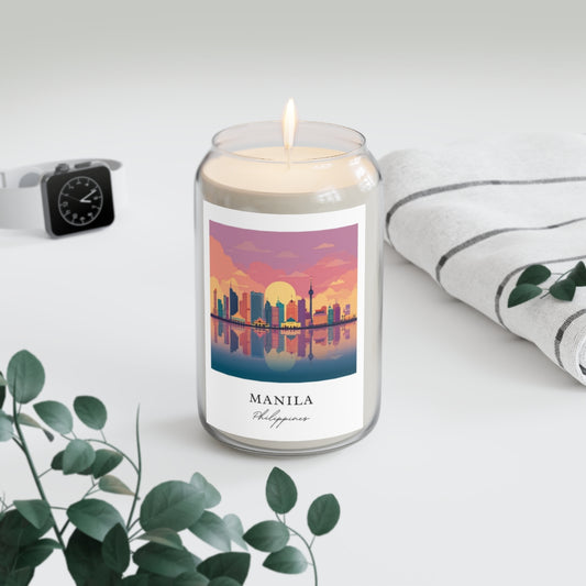 Manila, Philippines scented soy candle