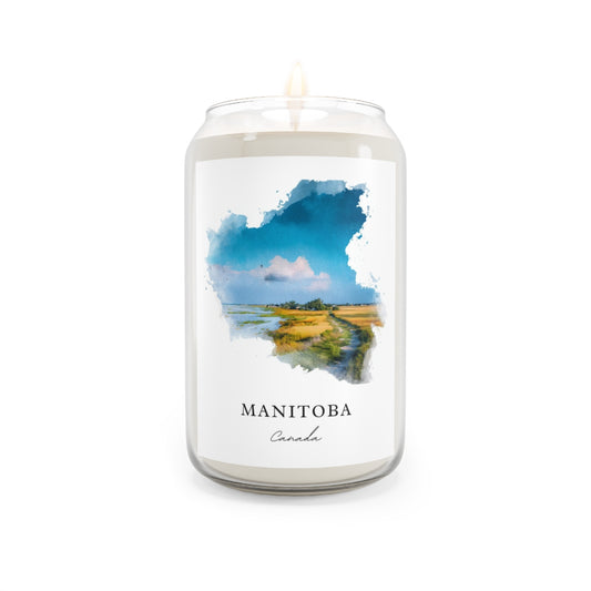 Manitoba, Canada scented soy candle
