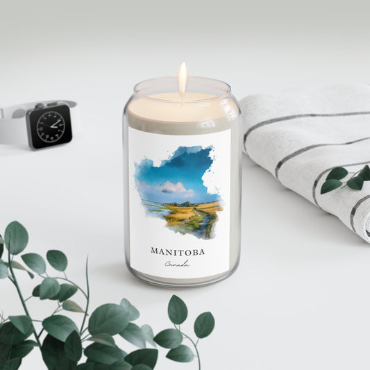 Manitoba, Canada scented soy candle