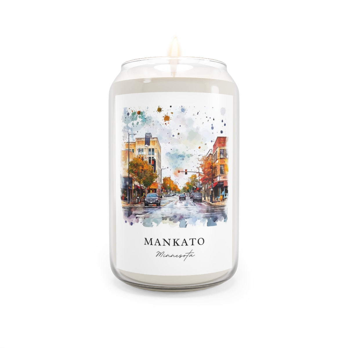 Mankato, Minnesota scented soy candle