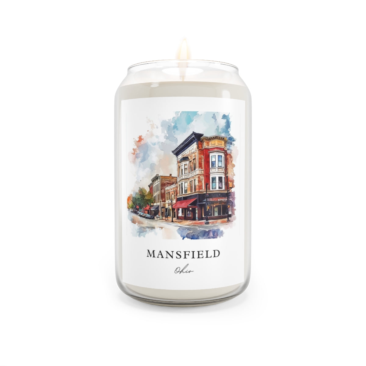 Mansfield, Ohio scented soy candle
