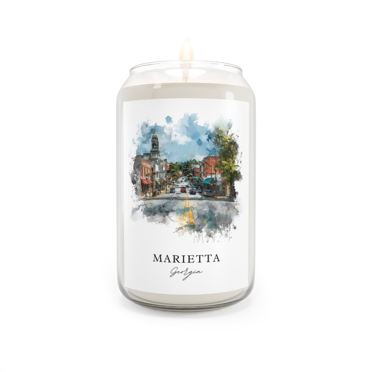 Marietta, Georgia scented soy candle