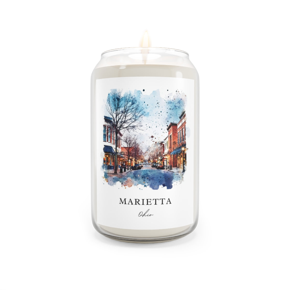 Marietta, Ohio scented soy candle