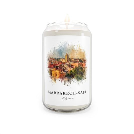Marrakech-Safi, Morocco scented soy candle