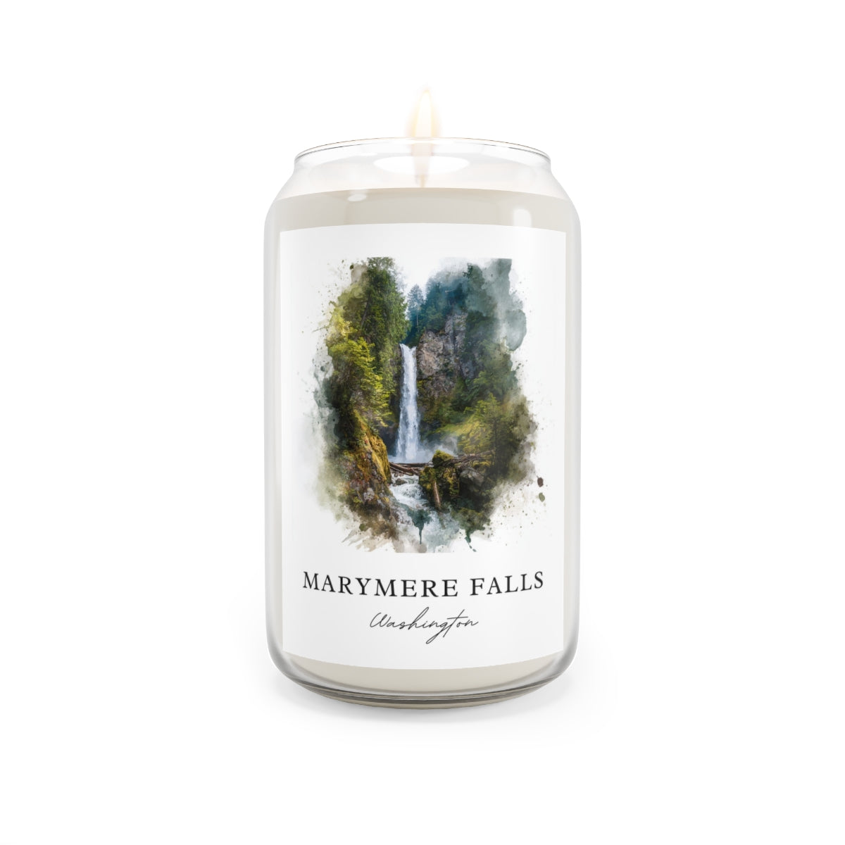 Marymere Falls, Washington scented soy candle