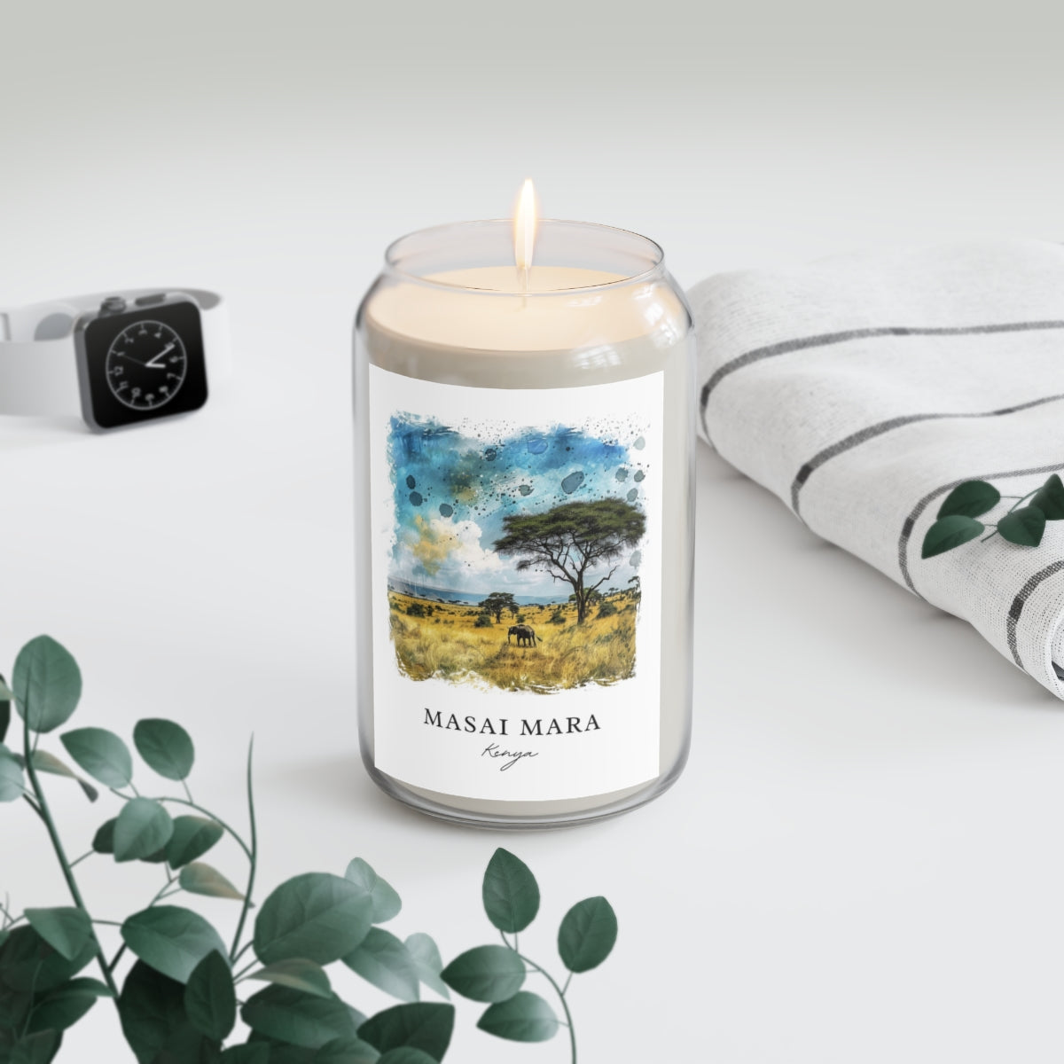 Masai Mara, Kenya scented soy candle