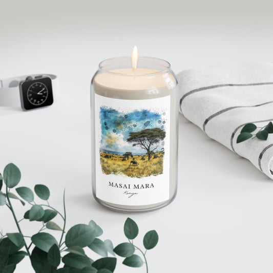 Masai Mara, Kenya scented soy candle