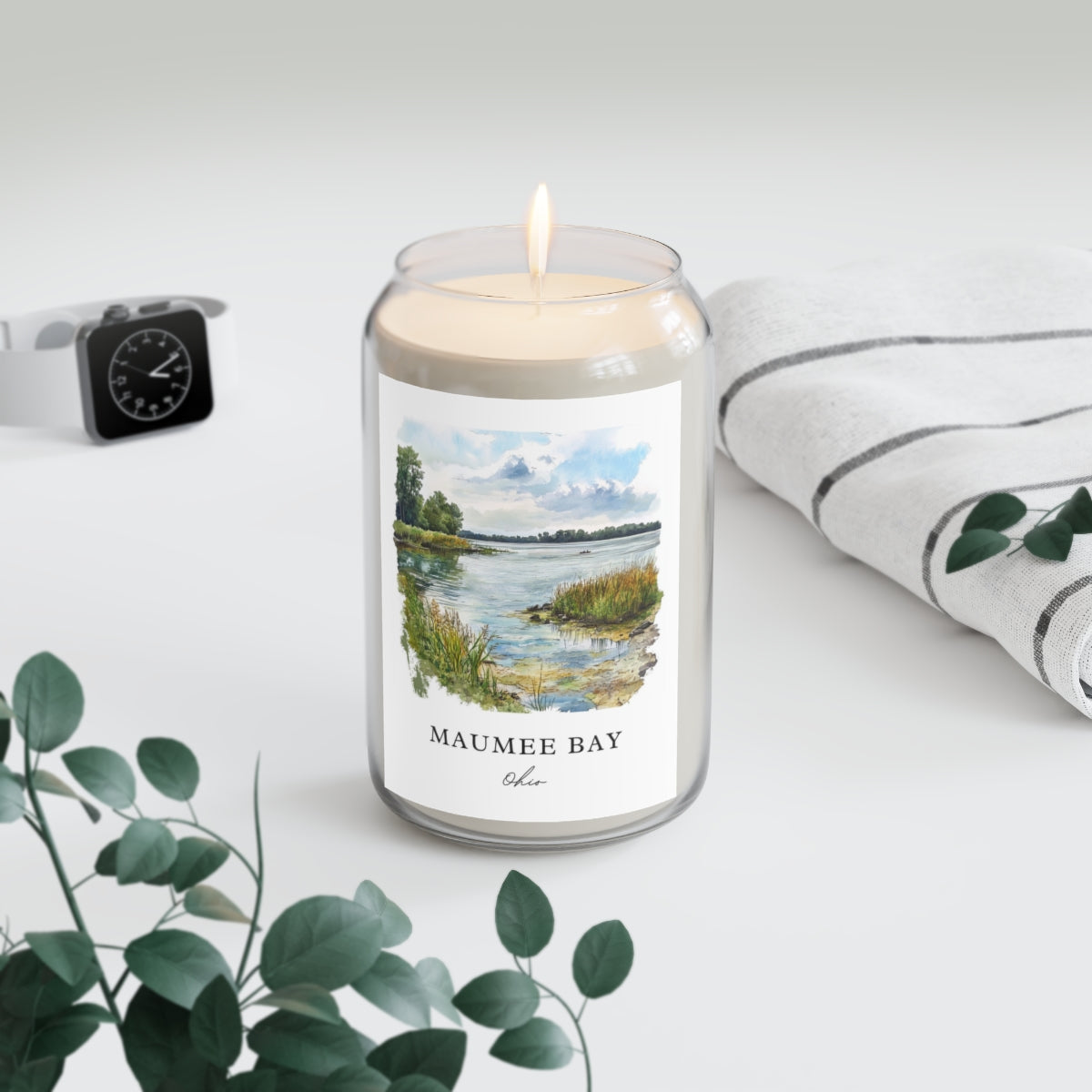 Maumee Bay, Ohio scented soy candle