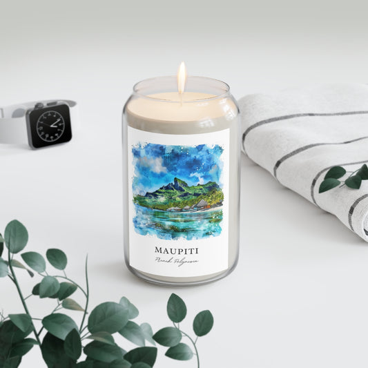 Maupiti, French Polynesia scented soy candle