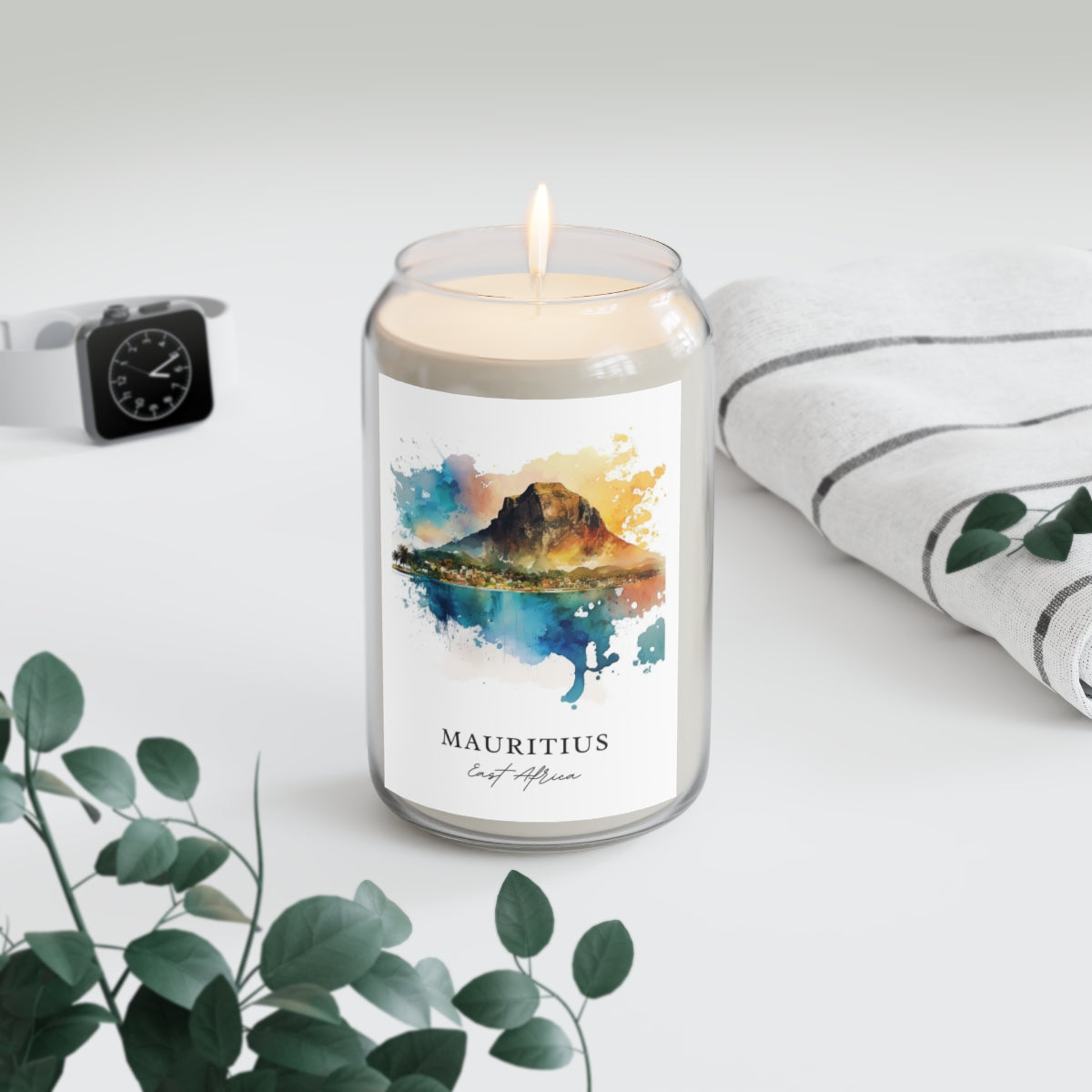 Mauritius, East Africa scented soy candle