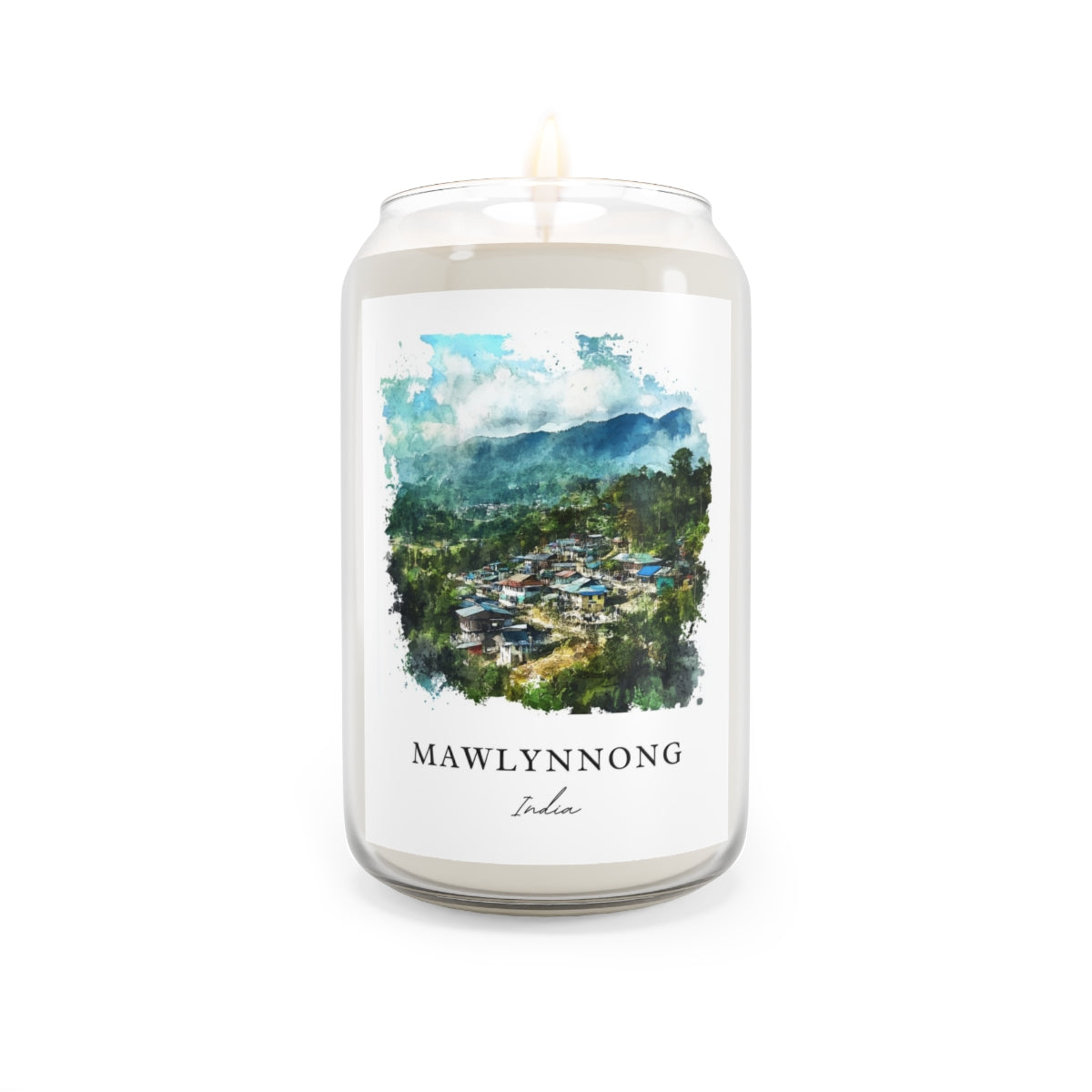 Mawlynnong, India scented soy candle