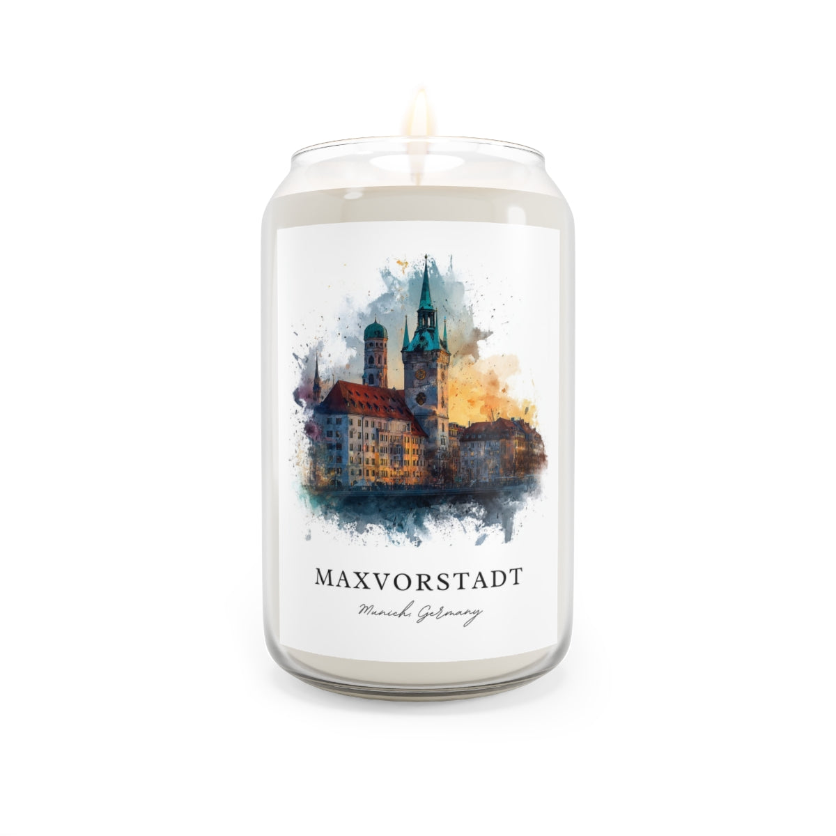 Maxvorstadt, Munich, Germany scented soy candle