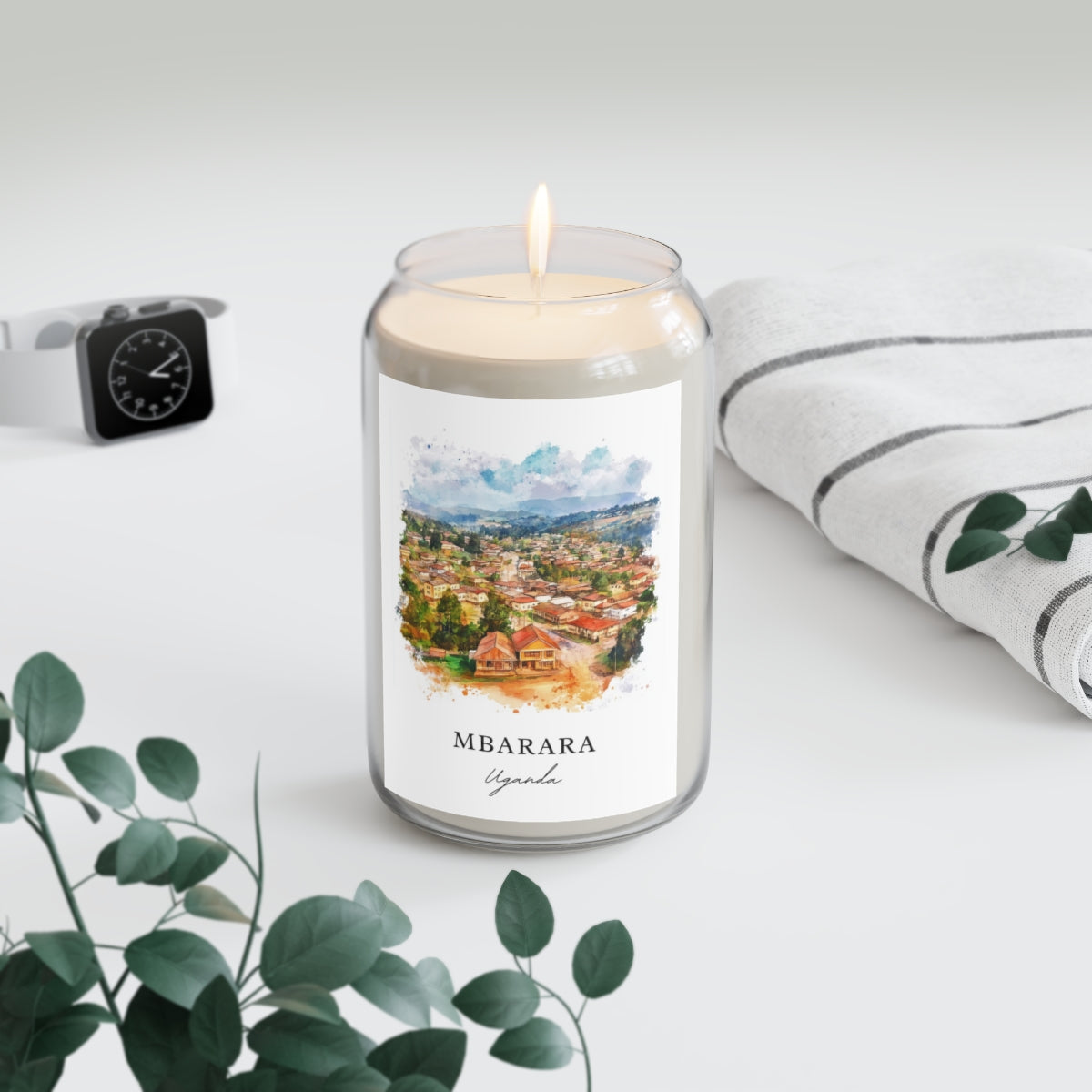 Mbarara, Uganda scented soy candle