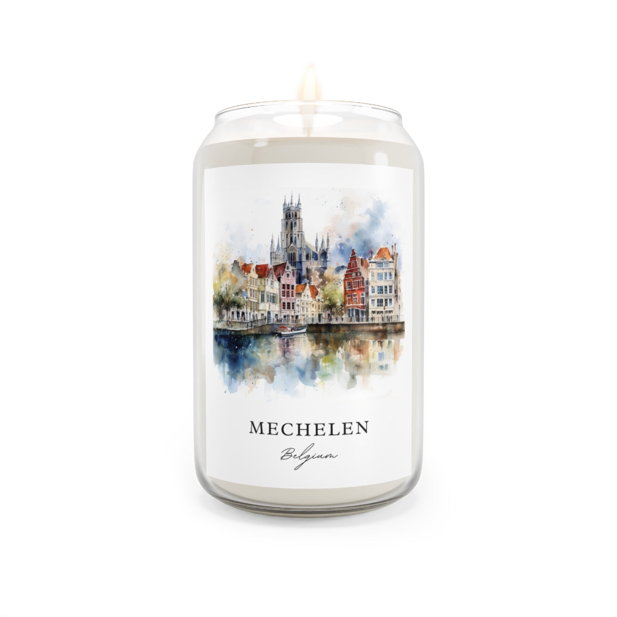 Mechelen, Belgium scented soy candle