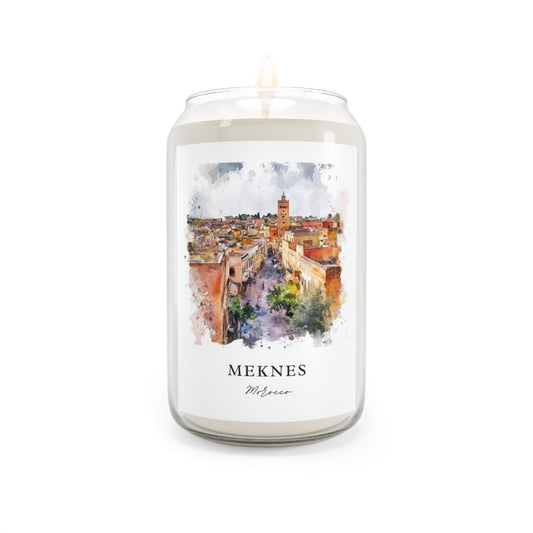 Meknes, Morocco scented soy candle