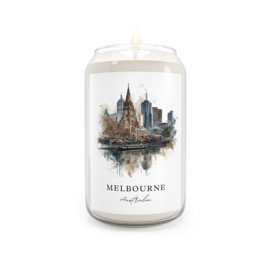 Melbourne, Australia scented soy candle
