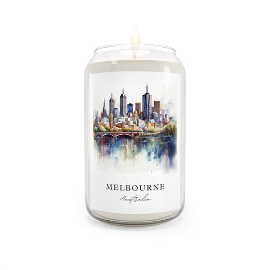 Melbourne, Australia scented soy candle