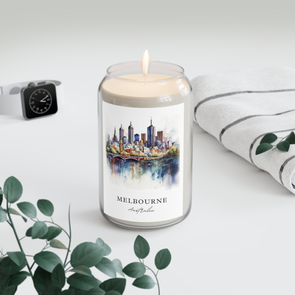 Melbourne, Australia scented soy candle