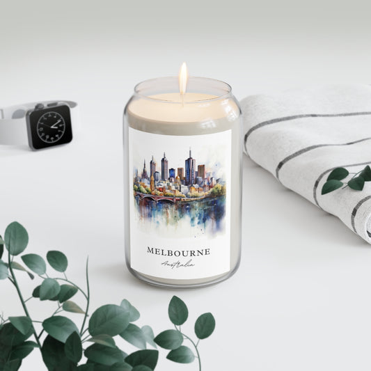 Melbourne, Australia scented soy candle
